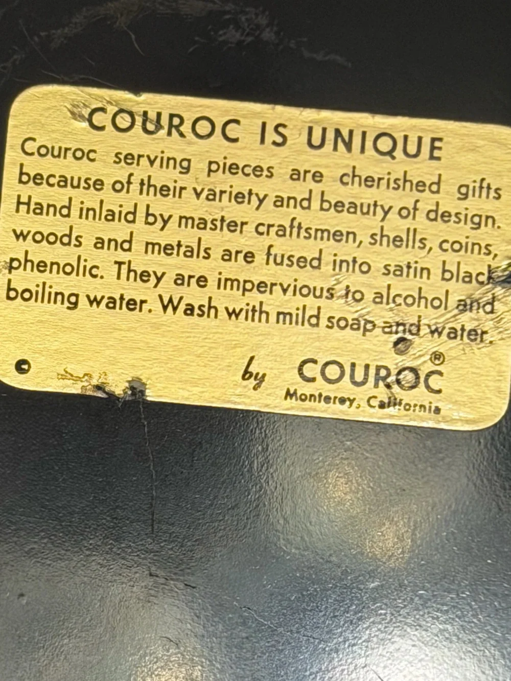 Couroc Roadrunner Plate 10 1/2”